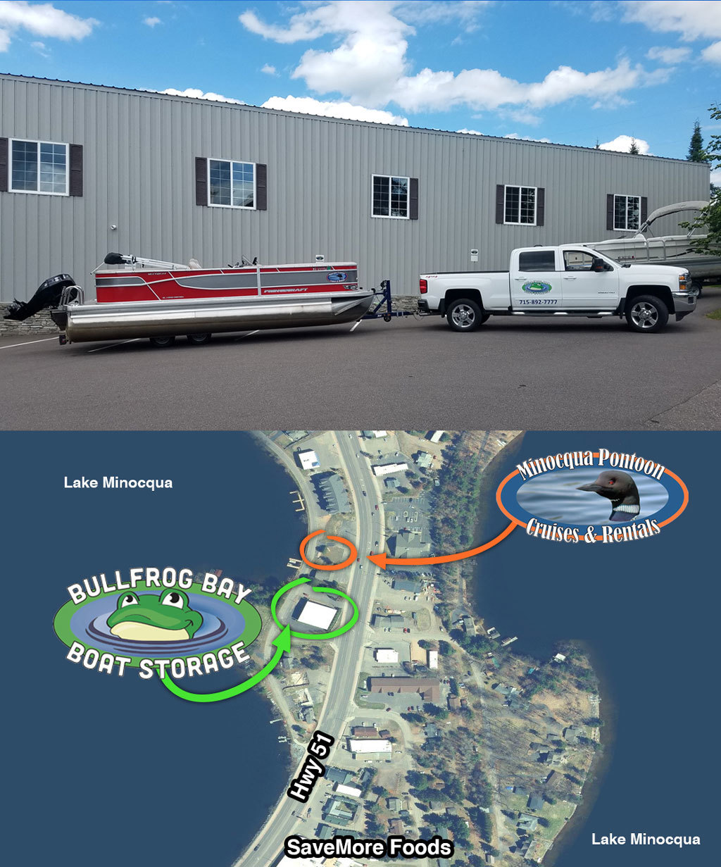 Bullfrog Bay Boat Indoor Storage Map