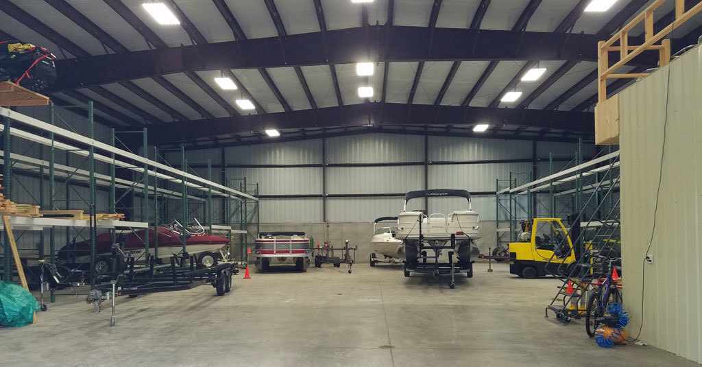 Bullfrog bay indoor boat storage